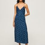 Multi Pala Floral Satin Dress Pepe Jeans L20F2F161 Women