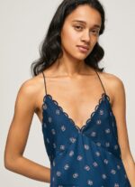Multi Pala Floral Satin Dress Pepe Jeans L20F2F161 Women - Image 3