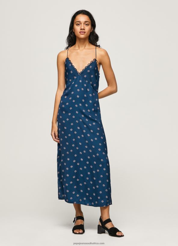 multi_pala_floral_satin_dress_pepe_jeans_l20f2f161_women.jpg Multi Pala Floral Satin Dress Pepe Jeans L20F2F161 Women - Image 1