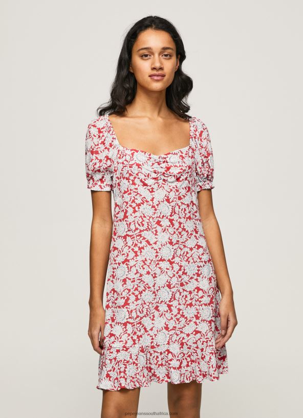 multi_pavana_floral_print_dress_pepe_jeans_l20f2f167_women.jpg Multi Pavana Floral Print Dress Pepe Jeans L20F2F167 Women - Image 1
