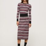 Multi Ribbed Midi Skirt Pepe Jeans L20F2F501 Women