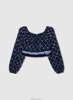 Multi Salma Cropped Fit Top Pepe Jeans L20F2F1429 Girl