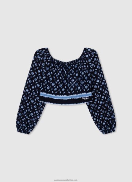 Multi Salma Cropped Fit Top Pepe Jeans L20F2F1429 Girl