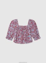 Multi Sheily Checkered Print Top Pepe Jeans L20F2F1419 Girl - Image 4
