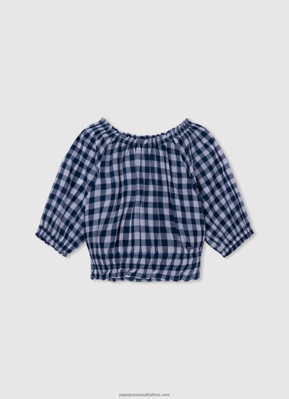 multi_sheily_checkered_print_top_pepe_jeans_l20f2f1419_girl.jpg Multi Sheily Checkered Print Top Pepe Jeans L20F2F1419 Girl - Image 1