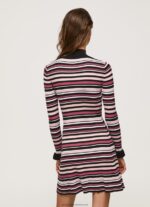 Multi Short Striped Knit Dress Pepe Jeans L20F2F174 Women - Image 4