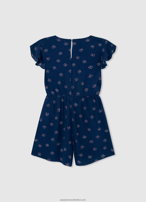 Multi Solange Floral Short Jumpsuit Pepe Jeans L20F2F1383 Girl - Image 2