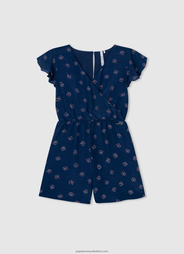 Multi Solange Floral Short Jumpsuit Pepe Jeans L20F2F1383 Girl - Image 1