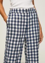 Multi Straight Gingham Checkered Trousers Pepe Jeans L20F2F290 Women - Image 3