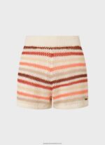 Multi Striped Knit Shorts Pepe Jeans L20F2F529 Women - Image 5