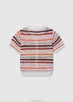 Multi Striped Print Cotton Cardigan Pepe Jeans L20F2F1417 Girl - Image 2