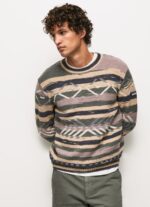 Multi Striped Round Collar Jersey Pepe Jeans L20F2F857 Men - Image 3