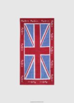 Multi Union Jack Flag Beach Towel Pepe Jeans L20F2F1522 Girl - Image 2