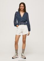 Multi V-Neckline Cropped Fit Top Pepe Jeans L20F2F358 Women - Image 2