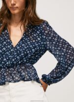 Multi V-Neckline Cropped Fit Top Pepe Jeans L20F2F358 Women - Image 3