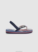 Navy Beach Flag Flip Flops Pepe Jeans L20F2F1559 Boy