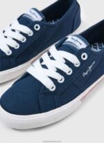 Navy Brady Basic Sneakers Pepe Jeans L20F2F637 Women - Image 5