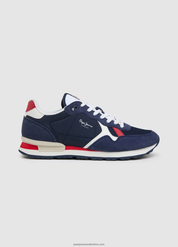 navy_brit_combined_sneakers_pepe_jeans_l20f2f1218_men.jpg Navy Brit Combined Sneakers Pepe Jeans L20F2F1218 Men - Image 1
