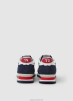 Navy Brit Heritage Combined Sneakers Pepe Jeans L20F2F1528 Boy - Image 4