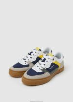Navy Kenton Master Leather Sneakers Pepe Jeans L20F2F1527 Boy - Image 3