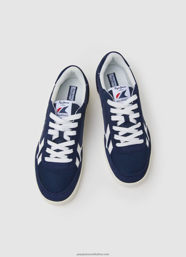 Navy Kore Vintage Combined Sneakers Pepe Jeans L20F2F1201 Men - Image 2