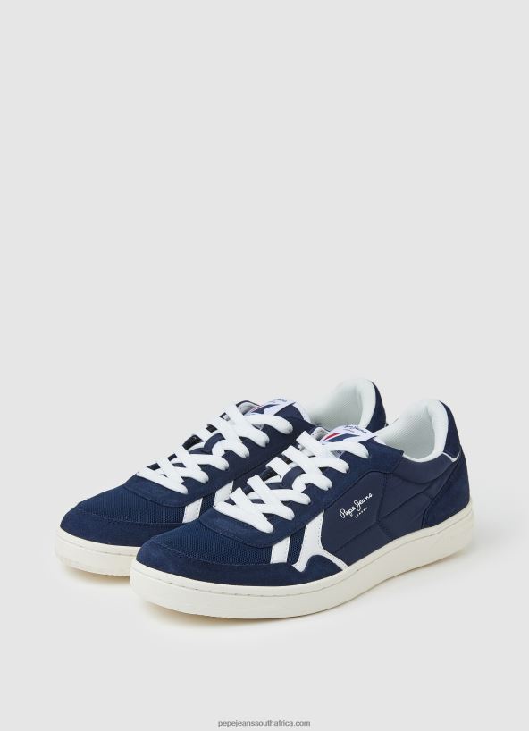 Navy Kore Vintage Combined Sneakers Pepe Jeans L20F2F1201 Men - Image 3