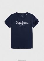 Navy Logo Basic T-Shirt Pepe Jeans L20F2F1622 Boy