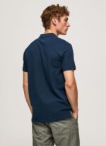 Navy Logo T-Shirt Pepe Jeans L20F2F1078 Men - Image 4