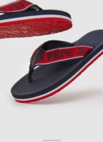 Navy Off Beach Beach Flip Flops Pepe Jeans L20F2F1555 Boy - Image 3