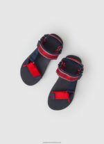 Navy Pool Tape Trek Sandals Pepe Jeans L20F2F1554 Boy - Image 2