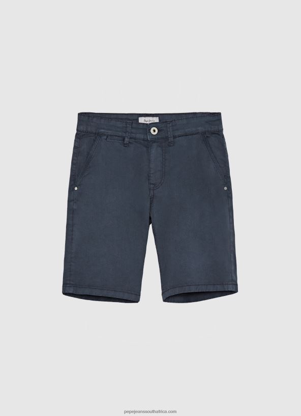 navy_regular_fit_chino_shorts_pepe_jeans_l20f2f1695_boy.jpg Navy Regular Fit Chino Shorts Pepe Jeans L20F2F1695 Boy - Image 1