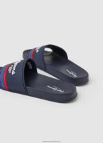 Navy Slider Portobello Beach Flip Flops Pepe Jeans L20F2F1260 Men - Image 4