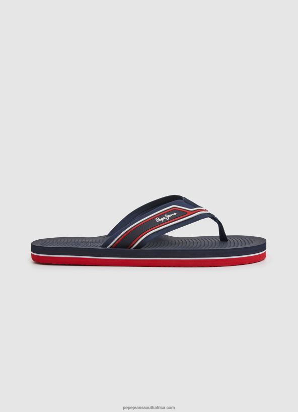 navy_south_beach_flip_flops_pepe_jeans_l20f2f1257_men.jpg Navy South Beach Flip Flops Pepe Jeans L20F2F1257 Men - Image 1