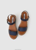 Navy Witney Brand Wedge Sandals Pepe Jeans L20F2F650 Women - Image 2