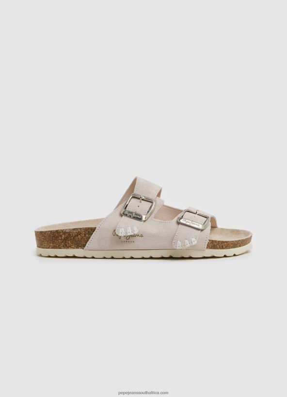 nude_oban_etnic_leather_sandals_pepe_jeans_l20f2f672_women.jpg Nude Oban Etnic Leather Sandals Pepe Jeans L20F2F672 Women - Image 1
