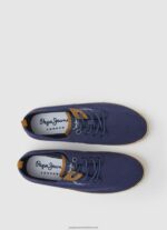 Ocean Blucher Canvas Sneakers Pepe Jeans L20F2F1212 Men - Image 2