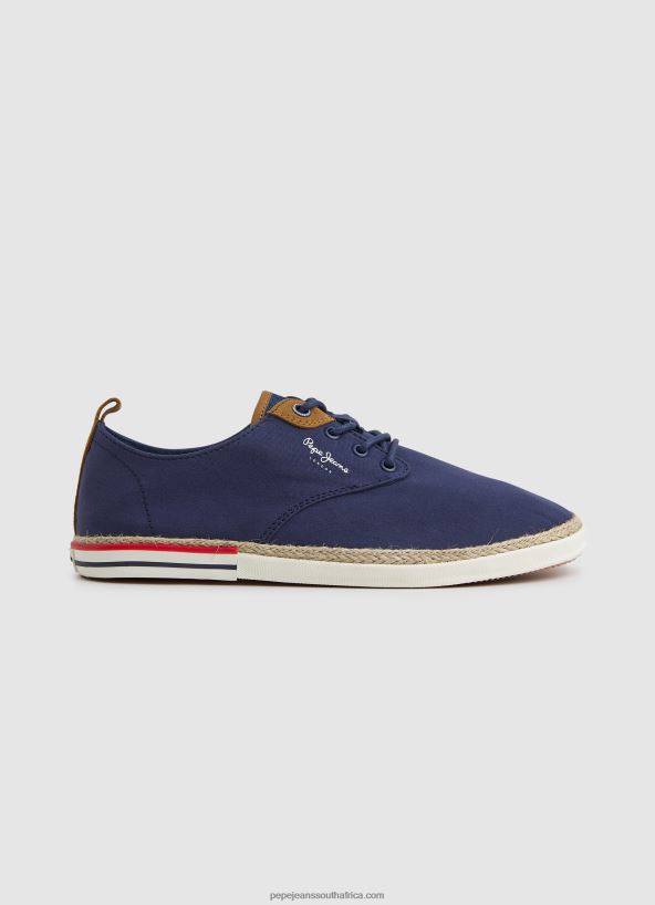 ocean_blucher_canvas_sneakers_pepe_jeans_l20f2f1212_men.jpg Ocean Blucher Canvas Sneakers Pepe Jeans L20F2F1212 Men - Image 1