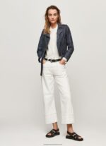 Ocean Lamb Leather Biker Jacket Pepe Jeans L20F2F113 Women - Image 2