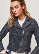 Ocean Lamb Leather Biker Jacket Pepe Jeans L20F2F113 Women - Image 3