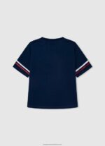 Ocean Logo Print Boxy Fit T-Shirt Pepe Jeans L20F2F1448 Girl - Image 2