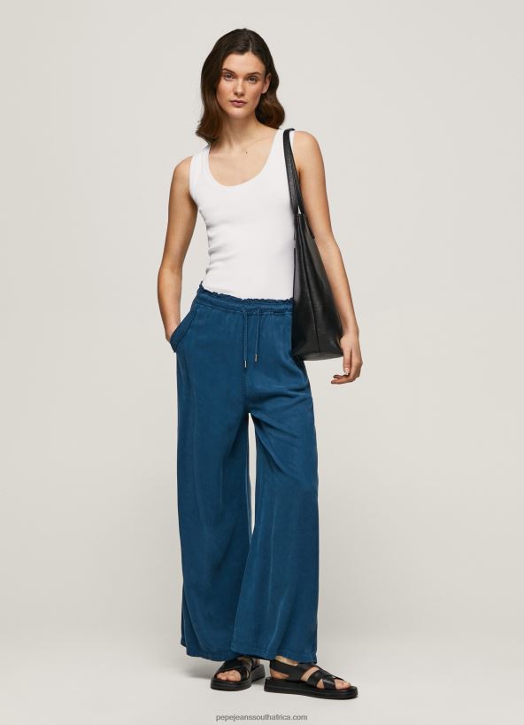 ocean_paper_bag_wide_trousers_pepe_jeans_l20f2f302_women.jpg Ocean Paper Bag Wide Trousers Pepe Jeans L20F2F302 Women - Image 1