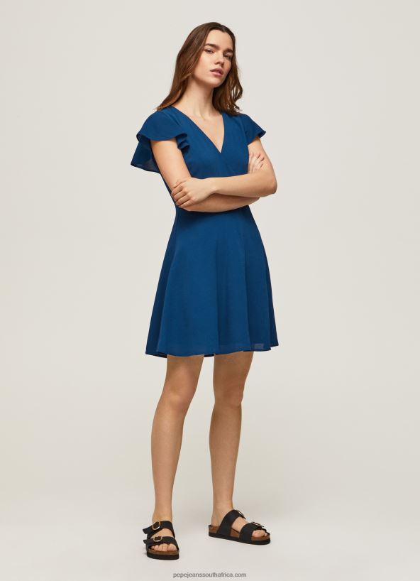 ocean_patrizia_crossed_collar_dress_pepe_jeans_l20f2f197_women.jpg Ocean Patrizia Crossed Collar Dress Pepe Jeans L20F2F197 Women - Image 1