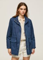 Ocean Union Jack Print Cotton Parka Pepe Jeans L20F2F127 Women