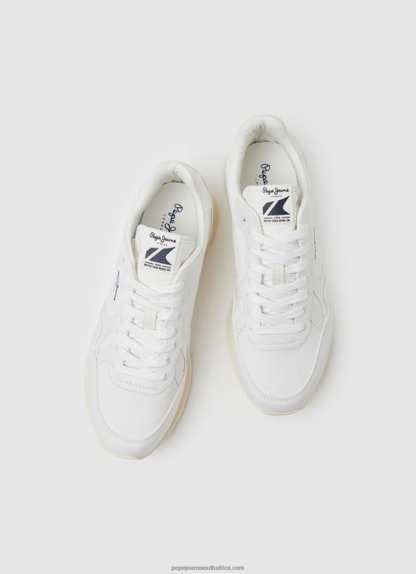 Off White Brit Man Eco Retro Sneakers Pepe Jeans L20F2F1191 Men - Image 2