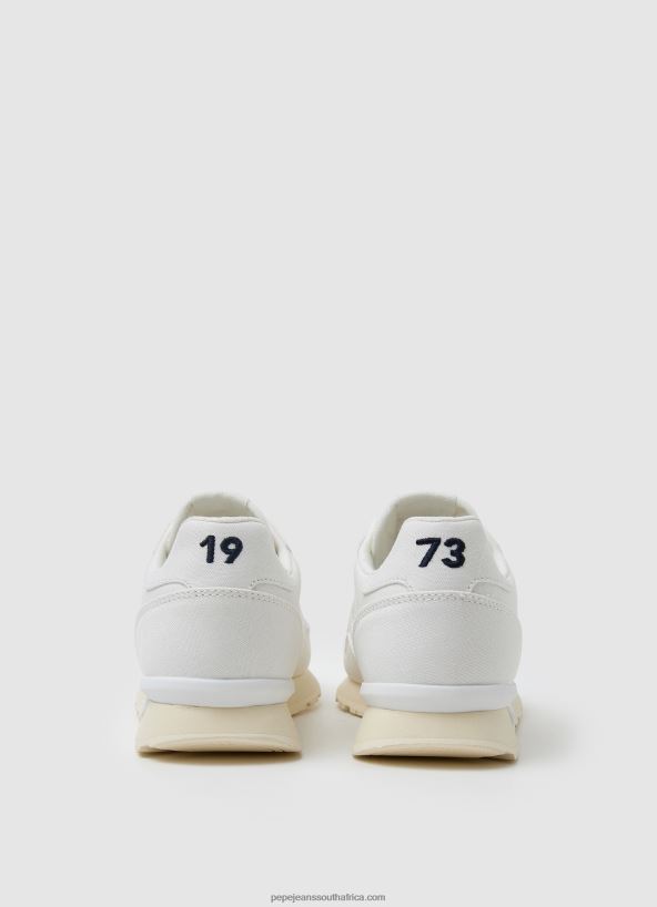 Off White Brit Man Eco Retro Sneakers Pepe Jeans L20F2F1191 Men - Image 4