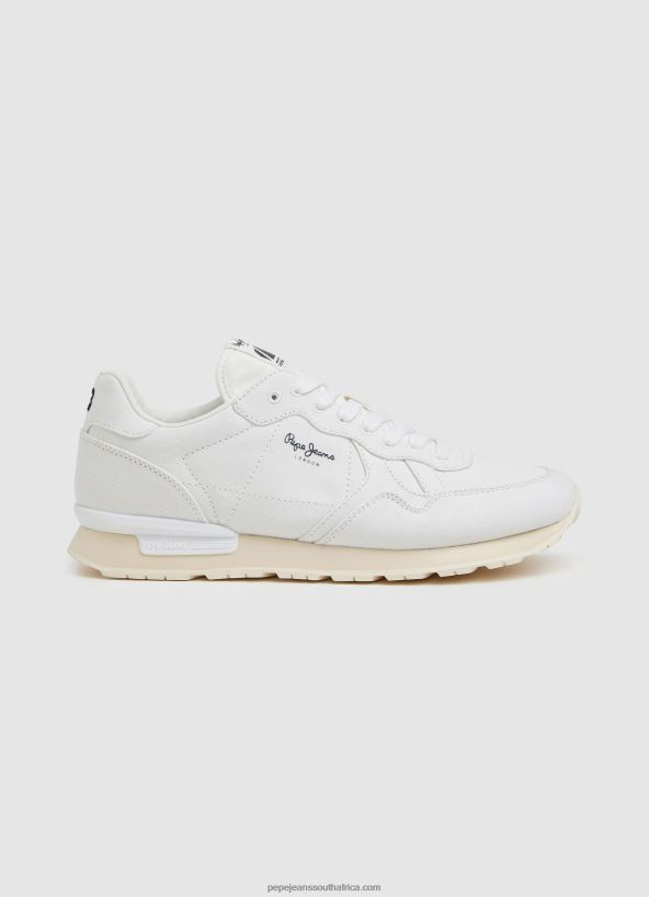 Off White Brit Man Eco Retro Sneakers Pepe Jeans L20F2F1191 Men - Image 1