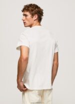 Off White Photo Print T-Shirt Pepe Jeans L20F2F990 Men - Image 4
