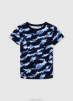 Ozzy Camouflage Cotton T-Shirt Pepe Jeans L20F2F1623 Boy