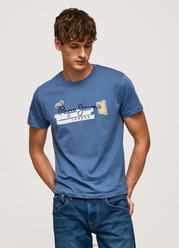 ozzy_cotton_t_shirt_with_brushes_logo_pepe_jeans_l20f2f929_men.jpg Ozzy Cotton T-Shirt With Brushes Logo Pepe Jeans L20F2F929 Men - Image 1