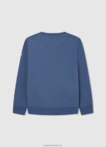 Ozzy Printed Logo Cotton Jumper Pepe Jeans L20F2F1593 Boy - Image 2